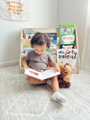 TOMIBOY- Bookshelf with Hidden Storage