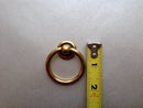 Plain Antique Brass "Capri" Ring Drawer Pulls