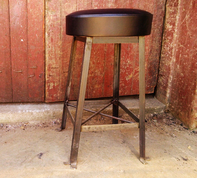 Counter Height Stool, Cushion Counter Stools , Backless Bar Stools, THE CLERK, Leather Counter Stools, Counter Cafe Stools