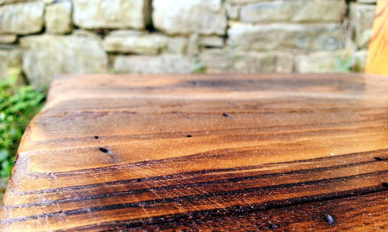 Dining Chair, Natural Wood, Country Kitchen Stool, Burnt Wood Dining Chair, Eco-Friendly Reclaimed Wood Chair, Barn Wood Chair, Oak Chair