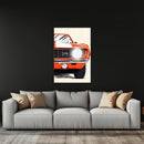 Muscle Car Neon Wall Art - UV Printed LED Plexiglass Sign for Garage, Man Cave & Classic Car Fans - Adjustable Light and Free Shipping