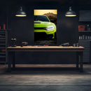 Modern Muscle Car Neon Wall Art - UV Printed LED Plexiglass Sign for Garage, Man Cave & Racing Fans - Adjustable Light and Free Shipping