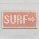 Distressed Surf Sign - Surf Shack Canvas Sign