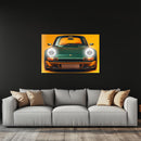 Retro Car Neon Wall Art - UV Printed Plexiglass LED Sign for Garage, Man Cave, Office & Game Room - Adjustable Dimmer Light