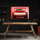 Futuristic Muscle Car Neon Wall Art - UV Printed LED Plexiglass Sign for Garage, Man Cave & Racing Fans - Adjustable Light and Free Shipping
