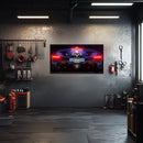 Supercar Rear View Neon Wall Art – LED Garage Decor – Gift for Car Enthusiasts – Man Cave Wall Sign – Luxury Car Poster – Free Shipping