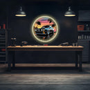 Car neon light sign, Car wall art lighted, Car led wall decor, Car led sign, Man Cave Automotive Sign,Free Shipping & Returns