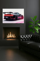 Acrylic UV Printed LED Car Poster – Backlit Neon Wall Decor