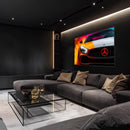 Mercedes AMG Neon Sign: UV Printed LED Wall Art, Car Garage Decor