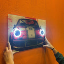 Neon LED Car Sign – Acrylic Wall Decor, Includes Mounting