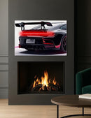 Acrylic UV‑Printed Rear Sport Car LED Art with Remote Control