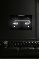 UV‑Printed Plexiglass Classic Sport Car Front Art with LED Halo