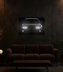 UV‑Printed Plexiglass Classic Sport Car Front Art with LED Halo