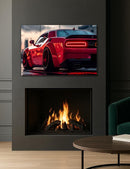Acrylic UV‑Printed Car Poster with Integrated Neon LED Lighting