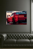 Acrylic UV‑Printed Car Poster with Integrated Neon LED Lighting
