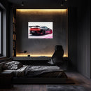Acrylic UV Printed LED Car Poster – Backlit Neon Wall Decor