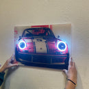 Neon LED Car Sign – Acrylic Wall Decor, Includes Mounting