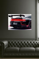 Acrylic UV‑Printed Rear Sport Car LED Art with Remote Control