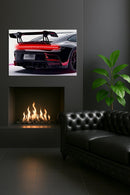 Acrylic UV‑Printed Rear Sport Car LED Art with Remote Control