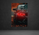 Car LED Plexiglass Wall Sign with Dimmer – UV‑Printed Neon Garage Art