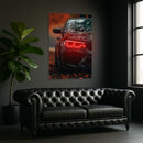 Car LED Plexiglass Wall Sign with Dimmer – UV‑Printed Neon Garage Art