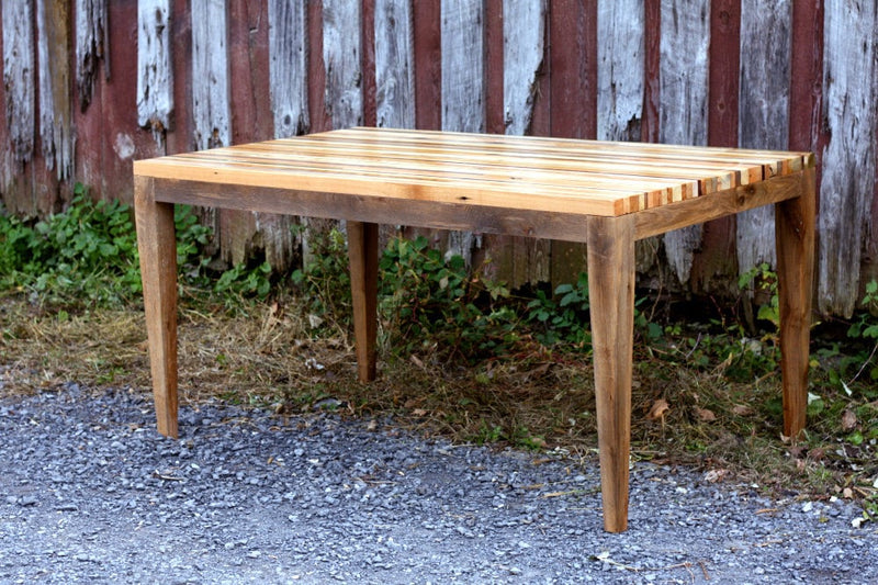 Wood Parsons Table, Parsons Dining Table, Reclaimed Wood Dining Table, Modern Farmhouse Kitchen Table, Eclectic Wood Parsons Table, Cabin