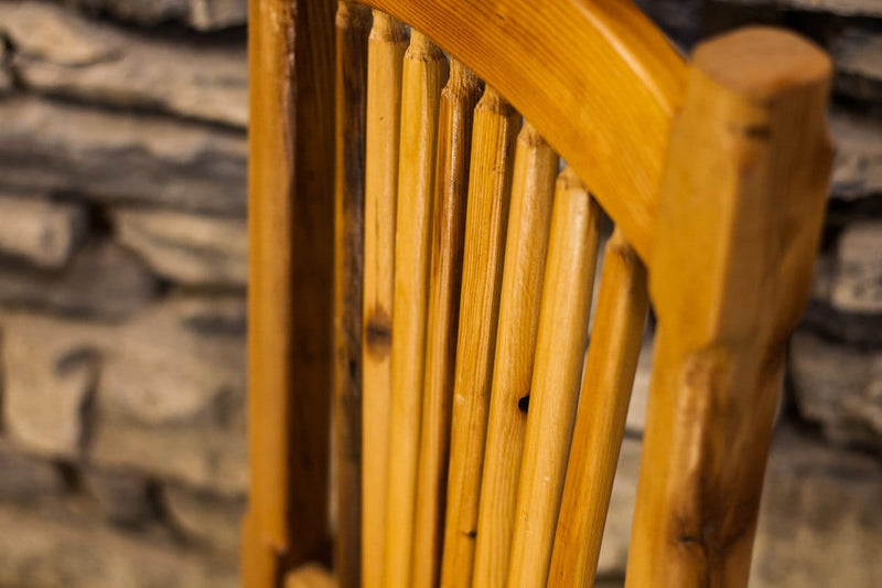 Rustic Dining Chair, Wood Dining Chair, Pine Chair, Antique Chair, Heart Pine Furniture, Vintage Style Chair, Farm Chair, Spindle Chair