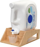 Bamboo Laundry Detergent Organizer with Drip Tray and Cup Holder – Mess-Free Soap Station