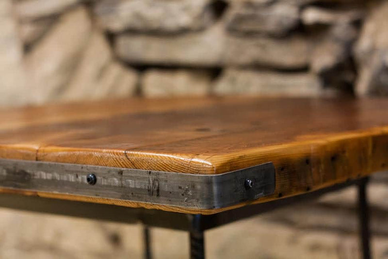 Reclaimed Wood Table Top, Pub Table Top For Side Dining Table, Rustic Modern Table Top, Breakfast Table Top, Reclaimed Restaurant Table Top