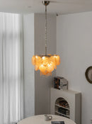 Retro Glass Disc Chandelier