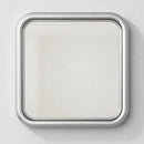 Chrome Bold Square Mirror by Interior Moderna