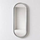 Chrome Pill Mirror by Interior Moderna