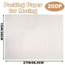 Heavy-Duty Packing Paper Sheets 27x15 inch – Unbleached, Tear-Resistant Wrapping Paper for Moving & Storage by 2Dropme
