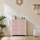 9-Drawer Fabric Dresser Storage Cabinet with Metal Frame by 2Dropme