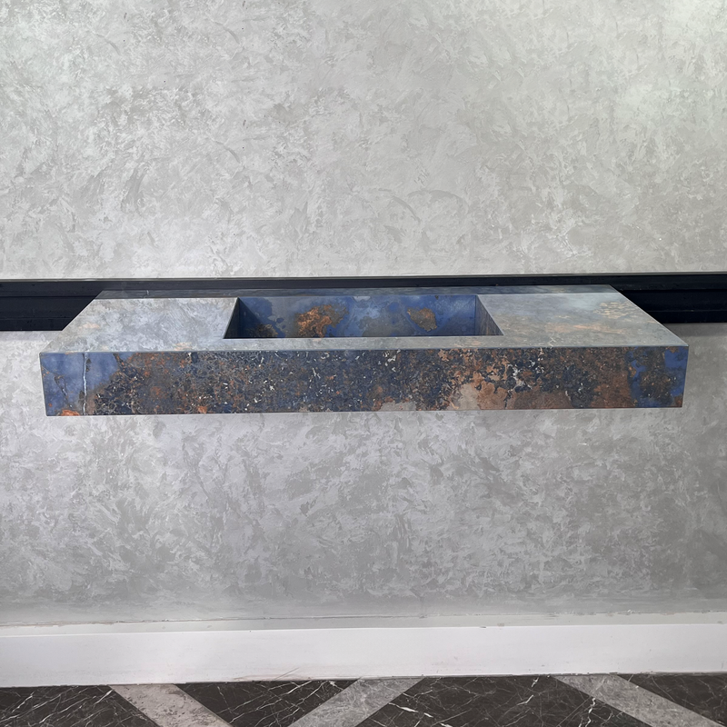 Engineered Stone Thunderstorm Sink - Handcrafted High ES-043, photo 5 of 9