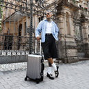 TREVA Aluminum Suitcase Gunmetal