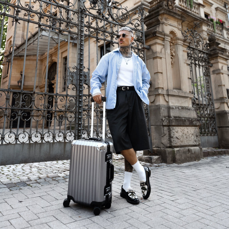 TREVA Aluminum Suitcase Gunmetal