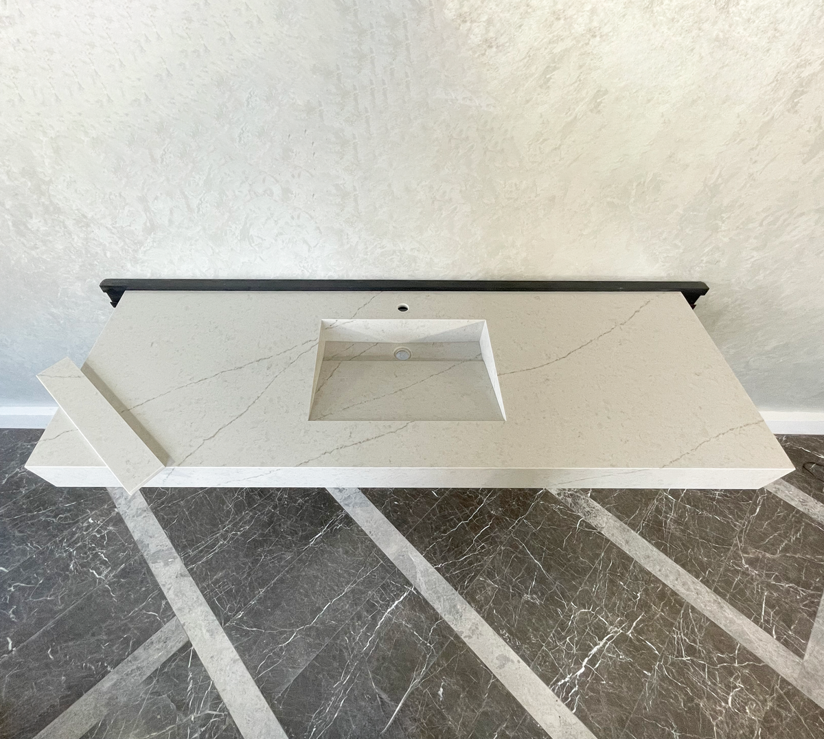 Premium Handcrafted Custom Double Quartz Composite Kitchen Sink, photo 5 of 8