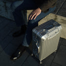 TREVA Aluminum Suitcase Silver