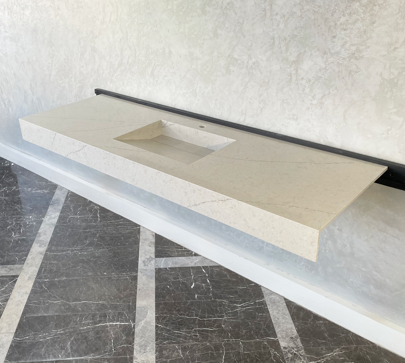 Premium Handcrafted Custom Double Quartz Composite Kitchen Sink, photo 8 of 8