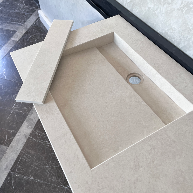 Handcrafted High Performance Engineered Porcelain Bathroom Sink Chianca Di Ostuni, photo 4 of 6