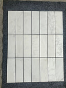 Oriental White Marble 2" x 2" Hexagon Honed Tile