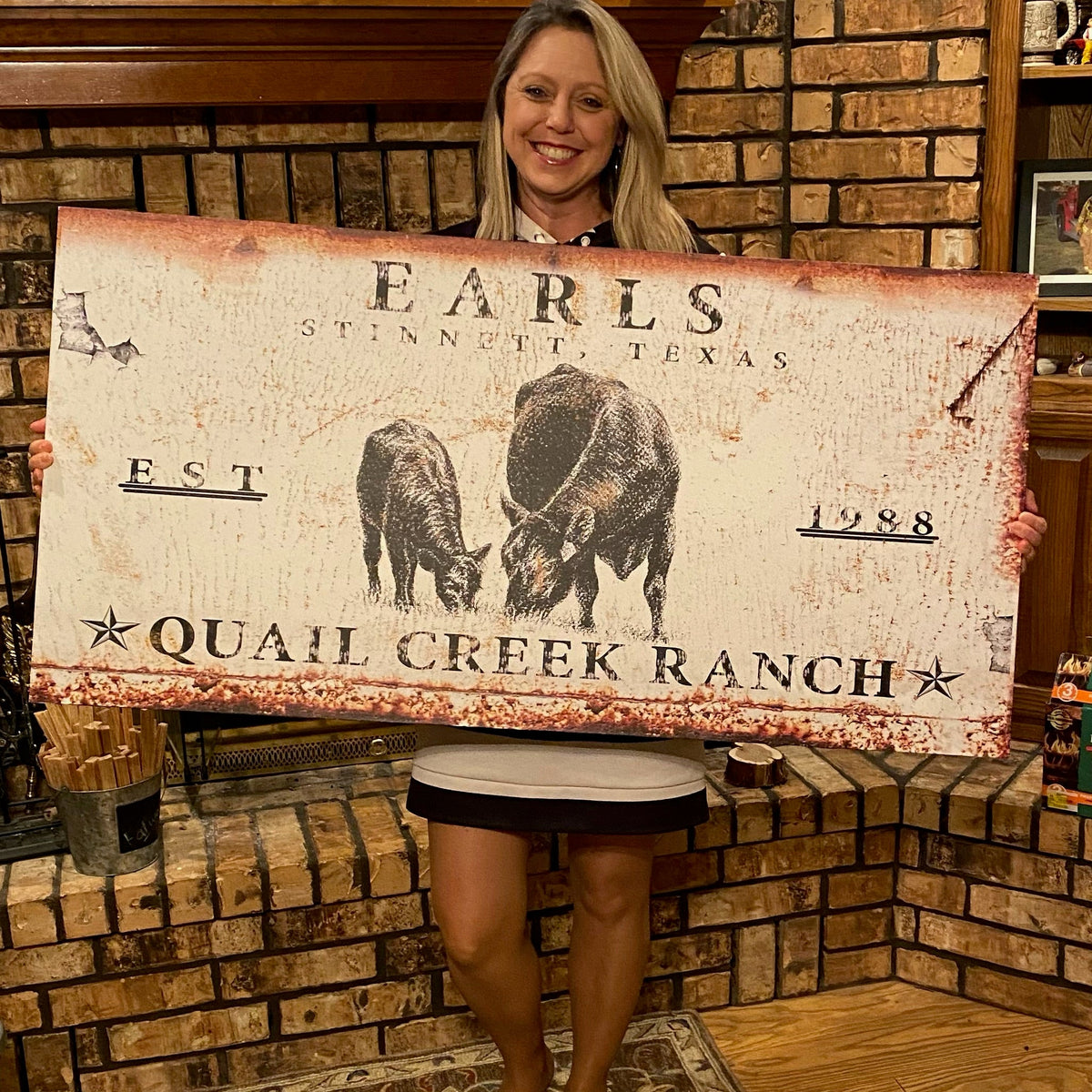 Angus Ranch Sign, photo 6 of 10