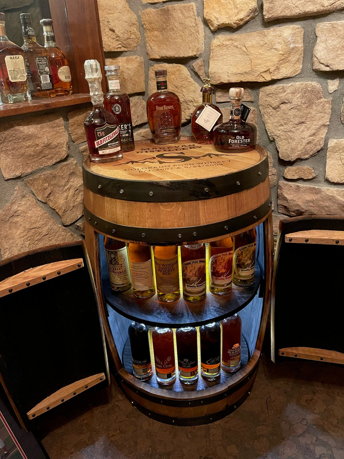 Premium Whiskey Barrel Cabinet, photo 6 of 21