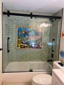 Colorful Sea Turtles Glass Mosaic Mural