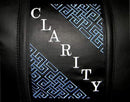 Clarity Deco Diagonal Blue Logo Panel