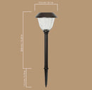 Alpan 10 Pack Solar Pathway LED Lights Outdoor-Stainless Steel 15 Lumen( Bronze )