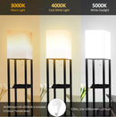 Floor Lamp Charger - Shelf Floor Lamp with USB Charging Ports and Electric Outlet