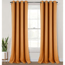 Salem Faux Linen Room Darkening Grommet Window Panel, 54x84 Inches