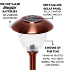 Energizer 10 Pack Solar Pathway LED Lights Outdoor-15 Lumen by Outdoor Solar Outlet